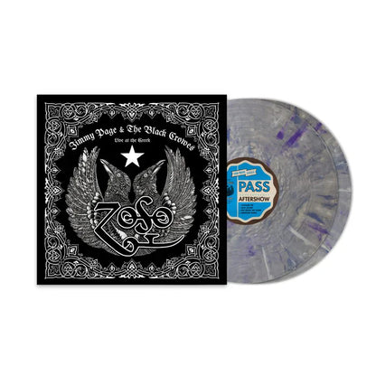 jimmy page and the black crowes live at the greek 2025 vinyl reissue album on decepticons grey coloured vinyl