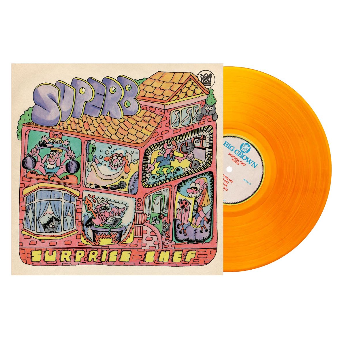 Surprise Chef Superb Album Artwork Limited Edition tangerine vinyl 