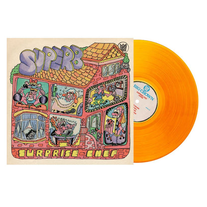 Surprise Chef Superb Album Artwork Limited Edition tangerine vinyl 