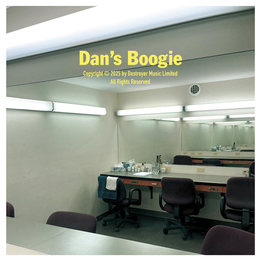 destroyer dan's boogie clear black swirl coloured vinyl album 