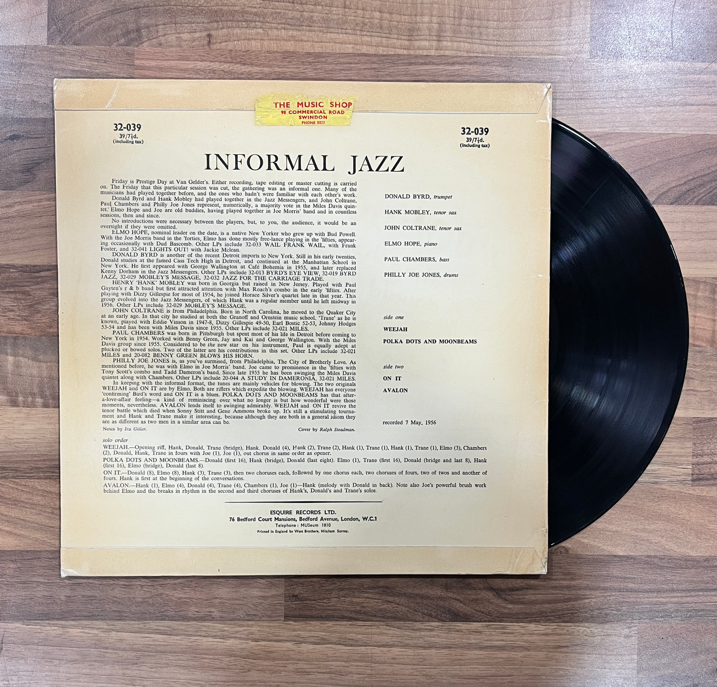 Elmo Hope Sextet ‎– Informal Jazz