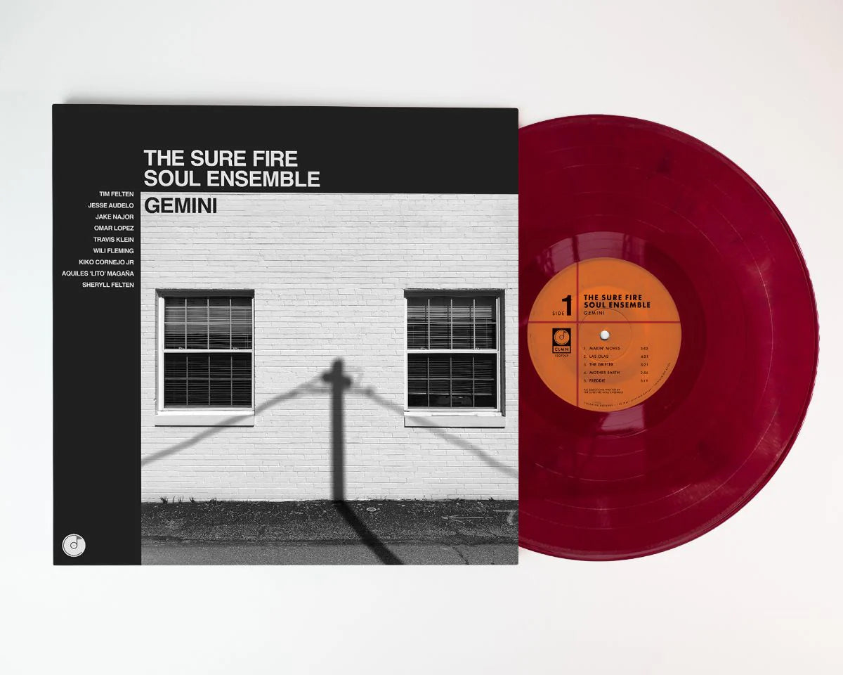 The Sure Fire Soul Ensemble Gemini 2025 maroon coloured vinyl album