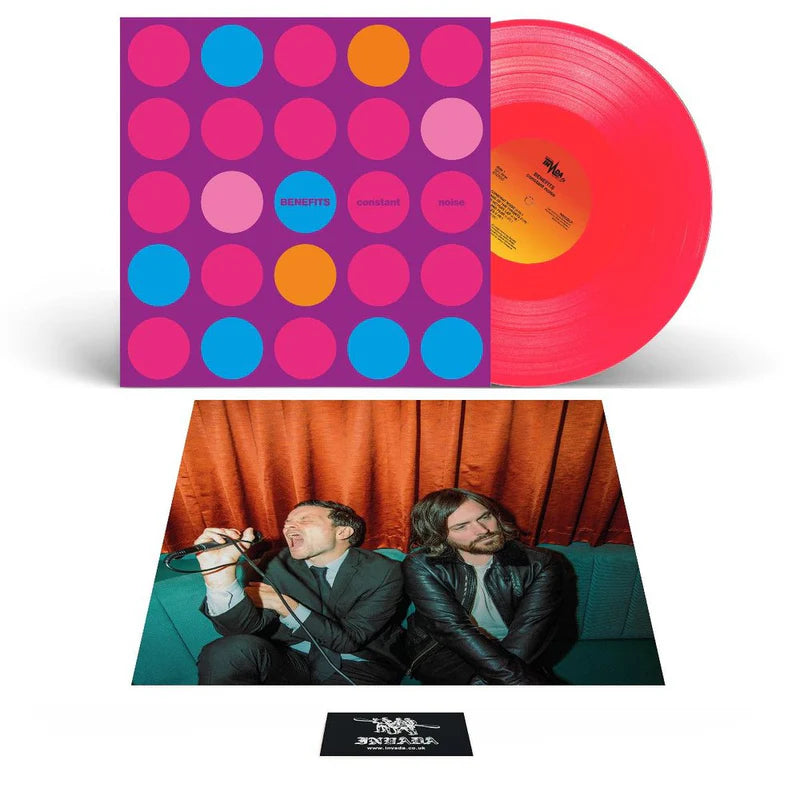 benefits neon pink constant noise vinyl limited edition south records