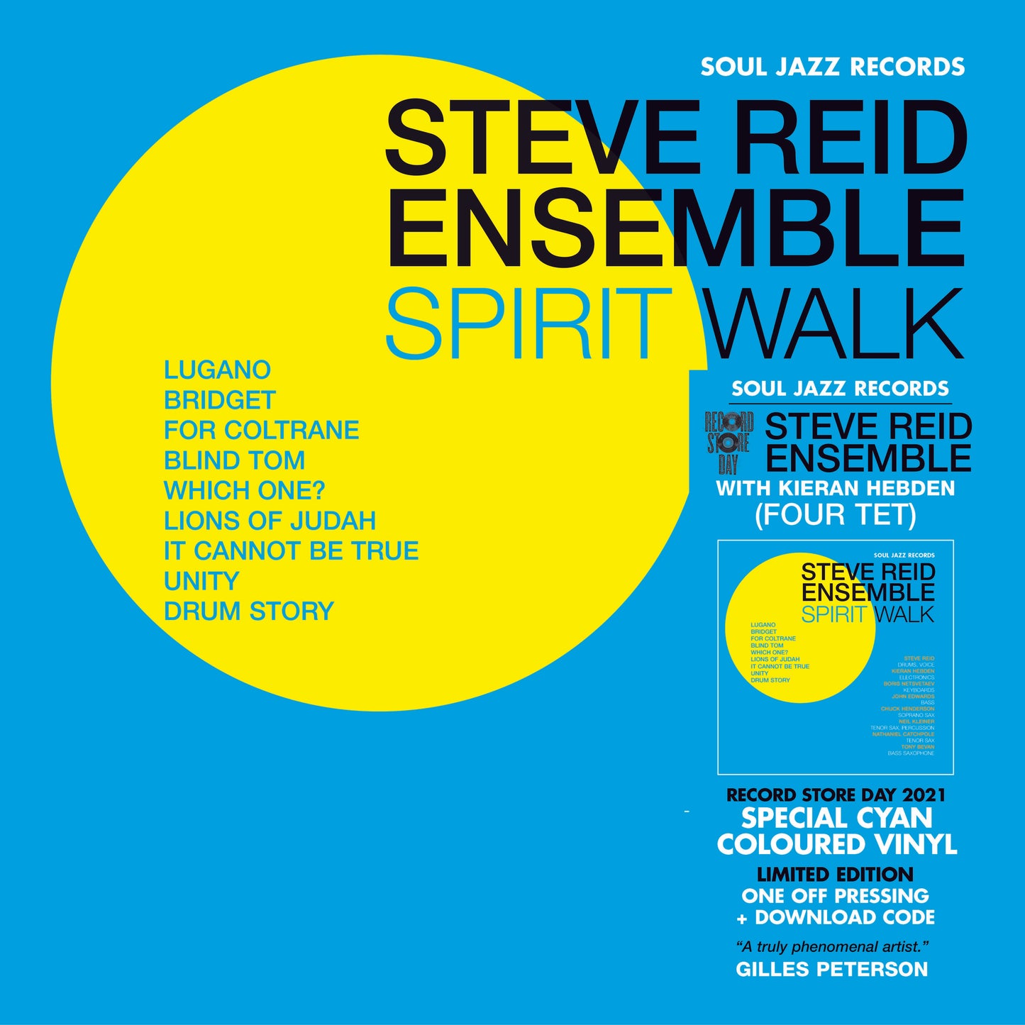 Steve Reid Ensemble feat. Kieran Hebden - Spirit Walk